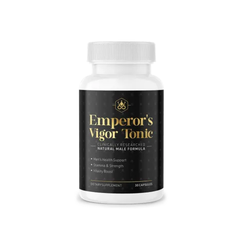 Emperor’s Vigor Tonic: Natural Support for Men’s Virility and Libido - Discover Emperor’s Vigor Tonic, a premium supplement designed to boost men’s virility and libido. Our unique formula blends carefully selected plants and minerals to enhance intimacy and overall male health. Each capsule is crafted to support vitality and performance, providing a natural solution for improved well-being. Explore the benefits of our proprietary mix and elevate your health with Emperor’s Vigor Tonic.