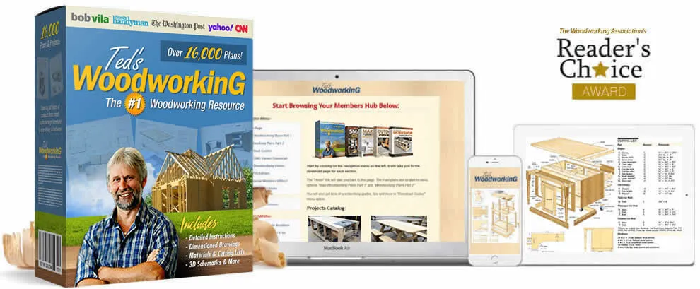 Unlock 16,000 Woodworking Plans with Ted’s Woodworking Collection! - Discover the world’s largest collection of woodworking plans with over 16,000 detailed projects! Ted’s Woodworking offers step-by-step instructions, drawings, and blueprints to help you create stunning, professional-quality woodworking projects easily and quickly. Perfect for beginners and experienced woodworkers alike.